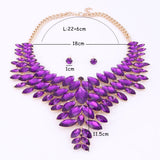 Bella - Drag Queen Crystal Jewelry Set in different colours-Queenofdrag.com