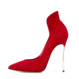 Red Fantasy - Drag Queen High Heels Sexy Pointed Toe Pumps - Plus Size-Queenofdrag.com