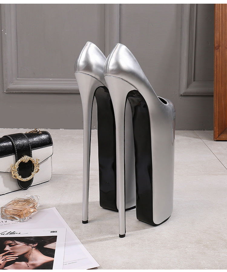 Dragzilla 30cm Extreme High Drag Queen Stiletto Platform Shoes 4 colours Plus size