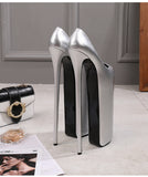 Dragzilla - 30cm Extreme High Drag Queen Stiletto Platform Shoes 4 colours - Plus size-Queenofdrag.com