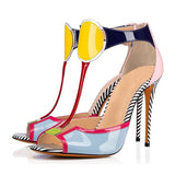Cindy - Drag Queen Stiletto Sandals-Queenofdrag.com