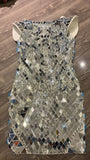 Miroir - Elastic Mirror Beading Bodycon Dress-Queenofdrag.com