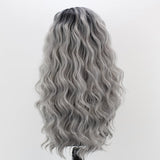 18"-26" Ombre Gray Synthetic Drag Queen Lace Front Wig-Queenofdrag.com