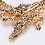Croco - Rhinestone Crocodile Drag Queen Necklace-Queenofdrag.com