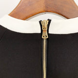 Fara - Drag Queen Extra Shoulder Square Collar Dress-Queenofdrag.com