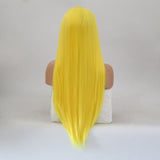 18"-26" Drag Queen Straight Yellow Lace Front Wig-Queenofdrag.com