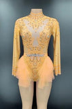 Sparkly - Drag Queen Rhinestone Bodysuit-Queenofdrag.com