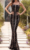 Bella - Drag Queen High Neck Sequin Dress-Queenofdrag.com