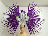 Exquisit - Drag Queen Feather Headdress-Queenofdrag.com