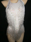 Ariana - Drag Queen Rhinestone Bodysuit - Custom size available-Queenofdrag.com