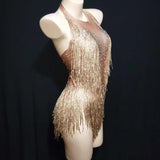 Ariana - Drag Queen Rhinestone Bodysuit - Custom size available-Queenofdrag.com