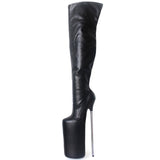 Brunello - 30CM Extreme Drag Queen Platform Thigh High Boots - Plus Size-Queenofdrag.com