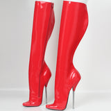 Madame - 7 Inch High Heel Drag Queen Extreme Ballet Knee High Boots - Plus size-Queenofdrag.com