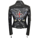 Snake - Drag Queen Motorcycle Jacket in many colors - Plus Size-Queenofdrag.com