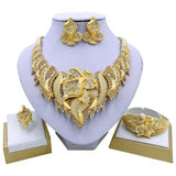 Nefertiti - Drag Queen Jewelry Set (Necklace + Bracelet + Earrings + Adjustable Ring)-Queenofdrag.com