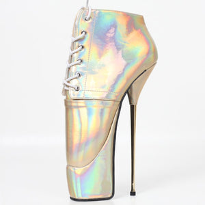 22CM High Heel Fetish Drag Queen Ballet Shoes - Plus Size-Queenofdrag.com