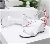 Flame - Drag Queen 10CM High Wedges/Platform Shoes -Plus Size-Queenofdrag.com