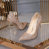 Paillette - Drag Queen Glitter Stiletto Pumps - Plus size-Queenofdrag.com