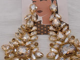 Bianca - Oversized Drag Queen Pageant Rhinestone Earrings-Queenofdrag.com