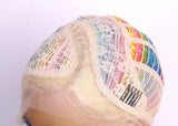 Synthetic Lace Front Rainbow Blonde Heat Resistant Drag Queen Wig-Queenofdrag.com