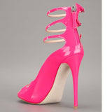 Pandora - 3 Colors Drag Queen Sandals - Plus Size-Queenofdrag.com