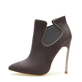 Nena - Sexy Thin High Heels Drag Queen Ankle Boots-Queenofdrag.com