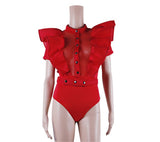 Gagging - Drag Queen Ruffle Bodysuit-Queenofdrag.com