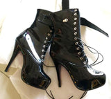 Pinky - Lace-Up Drag Queen Platform Boot - Plus Size-Queenofdrag.com