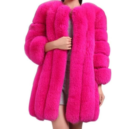 Foxxy - Drag Queen Luxury Faux Fur Coat in many colours