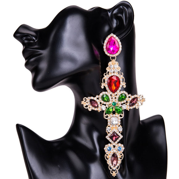 Like a Prayer - Baroque Drag Queen Earrings-Queenofdrag.com