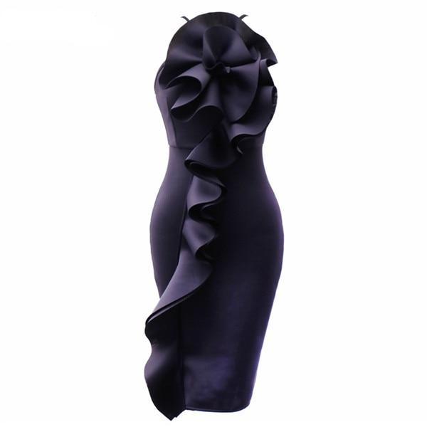 Black Rose - Drag Queen Pencil Dress