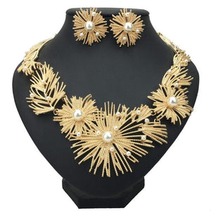 Starflower - Golden Drag Queen Jewelry Set-Queenofdrag.com