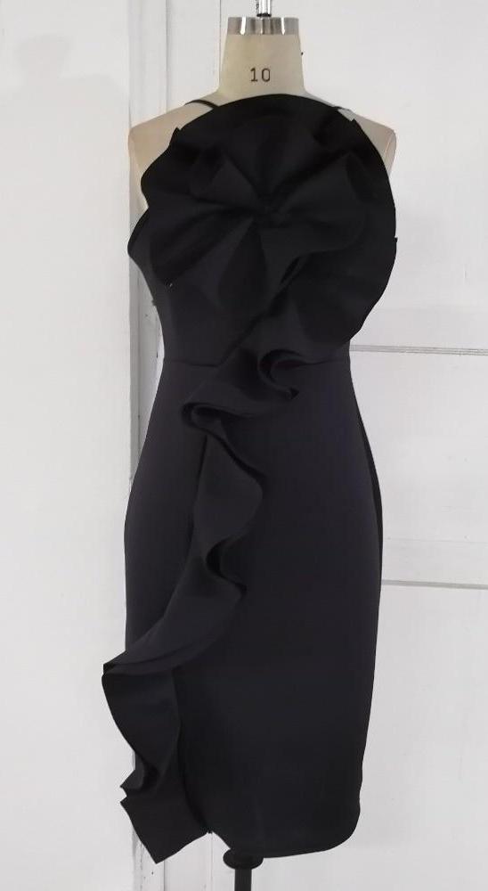 Black Rose - Drag Queen Pencil Dress