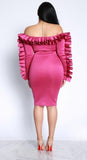 Pink Gardenia - Pink Drag Queen Dress-Queenofdrag.com