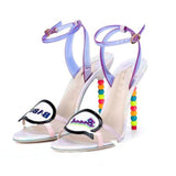 Candy Girl - Drag Queen Stiletto Sandals-Queenofdrag.com