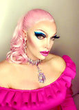 26" Pink Drag Queen Lace Front Wig-Queenofdrag.com